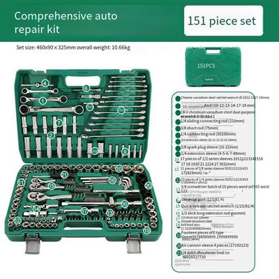 SOKKELSÆT 1/4", 3/8" & 1/2" 111 STK